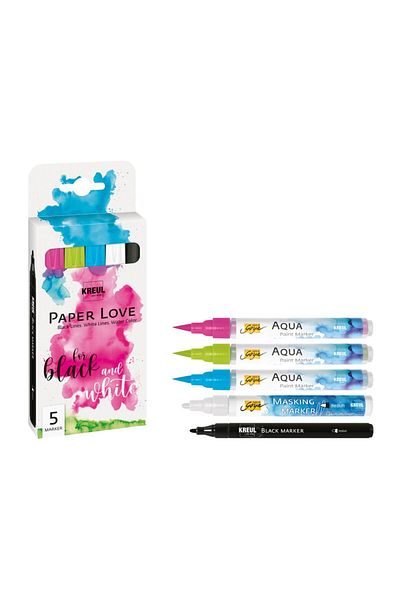Kreul Paper Love Marker 5 colors/set