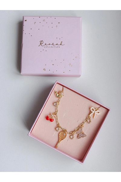 Reorah Collection Tennis Racket Charm Necklace Xuping Chain