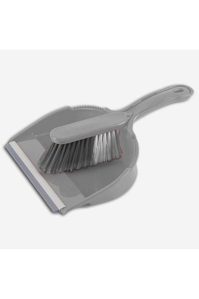 flores Plastic file, with rubber blade and brush, MR731, gray