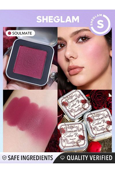 SHEGLAM Ember Rose Eternal Flame Cream Blush-Soulmate