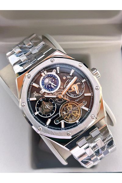 Ferrucci Automatic&Winding 3 Atm Water Resistant Steel Band Men's Watch Bfc.03320.06