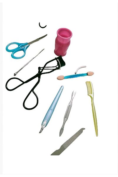 MSBTAKI Eyelash Curling and Manicure Set 8 Pieces