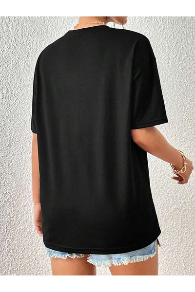 uyguntarz Μπλουζάκι με στάμπα Unisex Time For Happiness Design