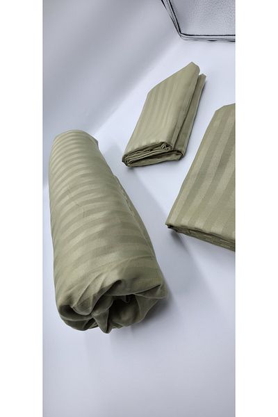 pınarhome collectıon غطاء مطاطي من الساتان + كيس وسادة مغطى (عمق الزاوية العالية) *** أحدث الاتجاهات ***