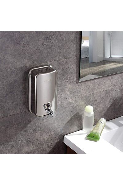 Italbox Liquid soap dispenser, Stainless steel, 500 ml