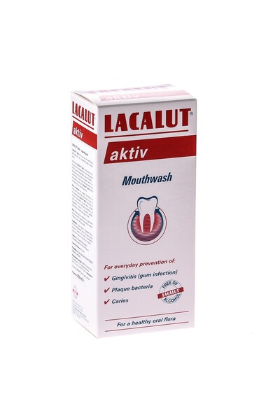 lacalut Apa de gura Lacalut Aktiv Antiplaque, 300 ml