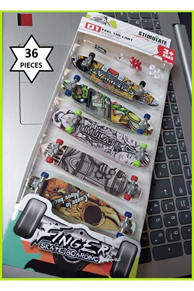 OYUNCAKSAHİLİ Parmak Kaykay Başlangıç Seti Skatebord 36 Pcs Söktak Anahtarlı ...