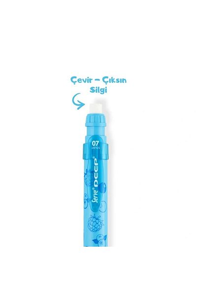 Serve Deep Versatil Pen 0.7 Neon Blue Blackberry