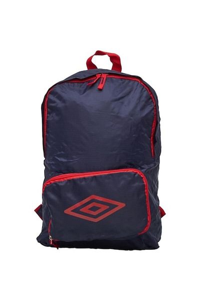 UMBRO Diamond Foldable Backpack, Blue/Red