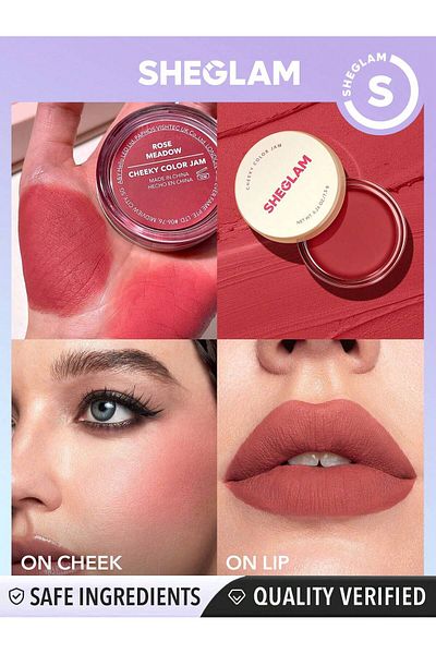 SHEGLAM Cheeky Color Jam-Rose Meadow