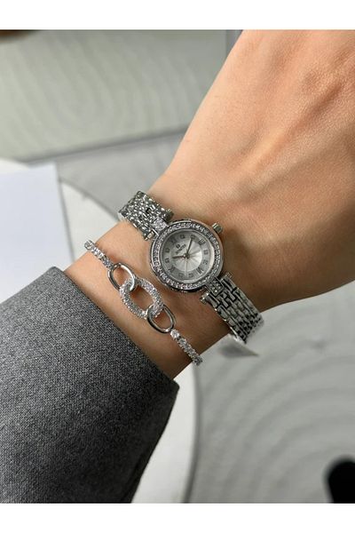Homies Guaranteed Premium Women's Wristwatch Silver (White Dial) Rshms-225