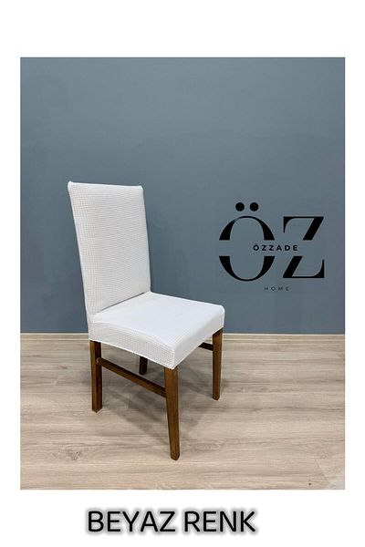 özzade Κάλυμμα καρέκλας τετράγωνο για το σπίτι Πλένεται εύκαμπτο ελαστικό κάλυμμα καρέκλας από Lycra