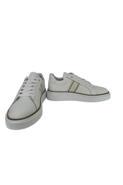 KEMAL TANCA 873 1012 Women's Khaki Leather Casual Shoes