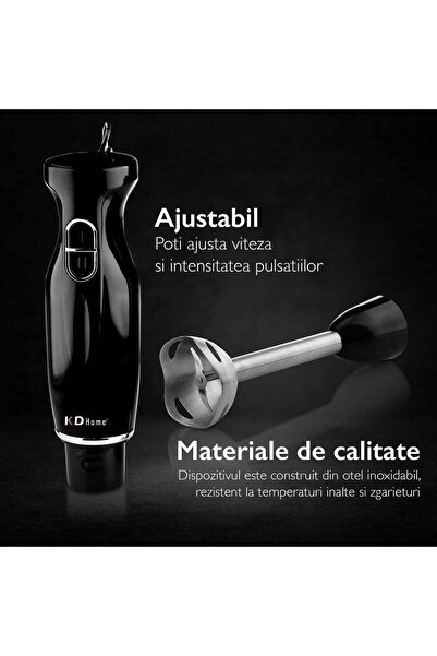 Kdhome KD Home VertiBlend Blender Vertical Mixer, Black