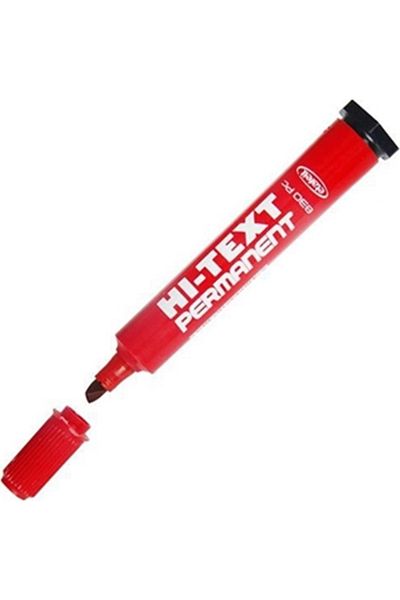 Art Tone Hi-Text Marker Cutting Tip 830-Pc Red 12 Pack