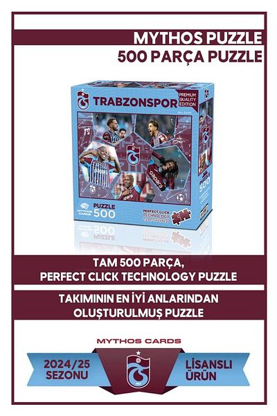 Trabzonspor Team 500 Piece Puzzle