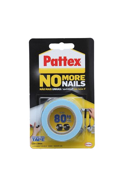 Pattex شريط تثبيت "لا مزيد من المسامير" 1.5 متر × 19 مم