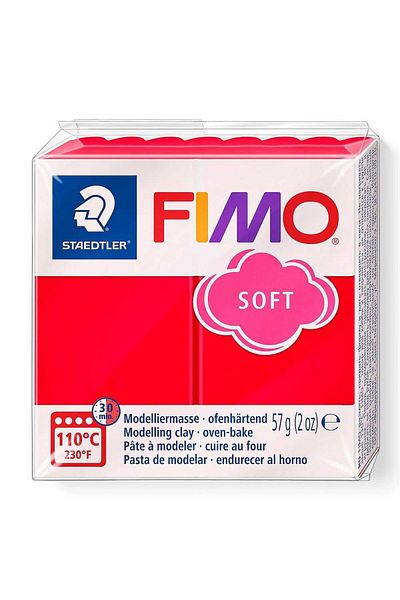Bafimo FIMO Soft Modeling Clay 57g Ferrari Red
