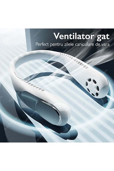 Kdhome Mini ventilator portabil pentru gât, KD Home F60
