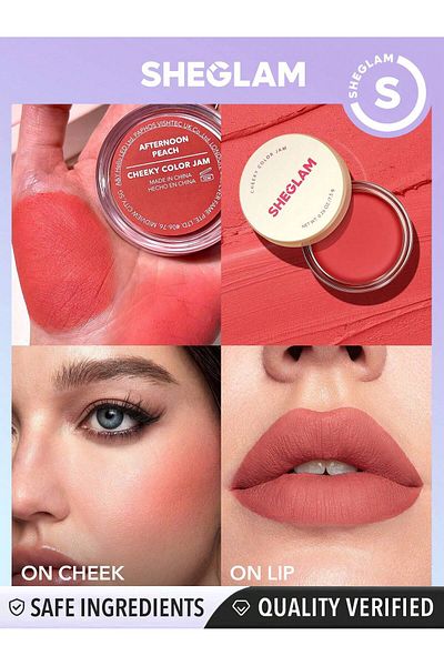 SHEGLAM Cheeky Color Jam-Afternoon Peach