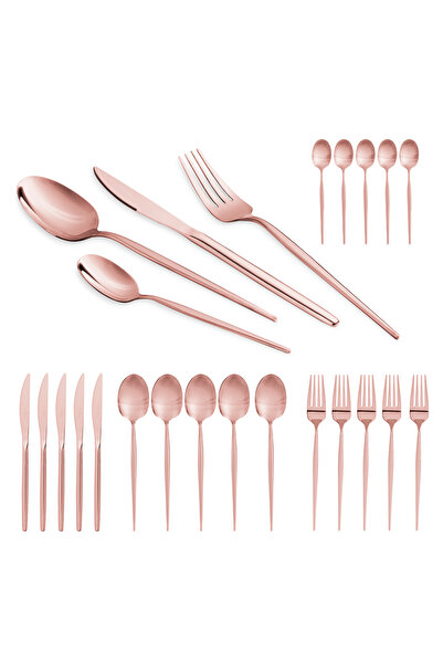 Berlinger Haus Set 24 tacamuri, BerlingerHaus, inox, roz