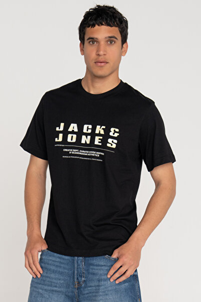 Jack & Jones Erkek Logo Baskili Tisört - Charge