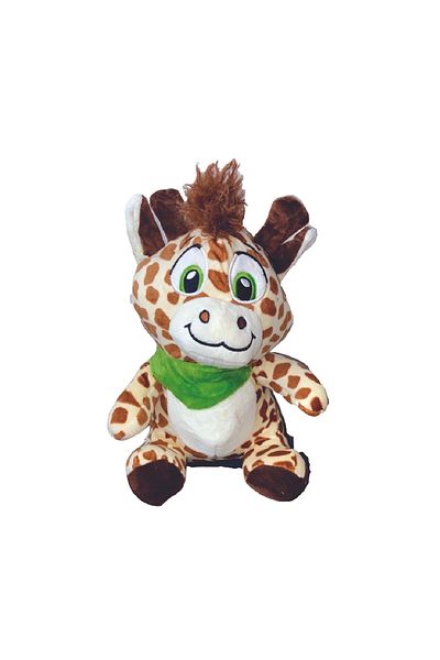 rexa Plush Giraffe Toy with Green Scarf – Soft, Cuddly & Cute