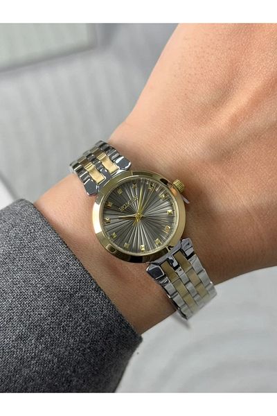 Homies Guaranteed Premium Women's Wristwatch Gold-Silver (Gray Dial) Rshms-222