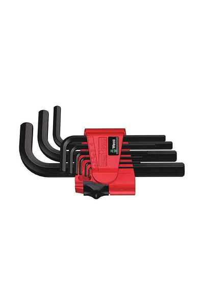 wera 950-9 Hex-Plus 9-Piece Short Allen Set 05021737001