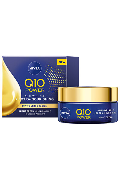 NIVEA Crema de noapte Nivea Q10 Power antirid plus intensiv hidratanta, pentr...