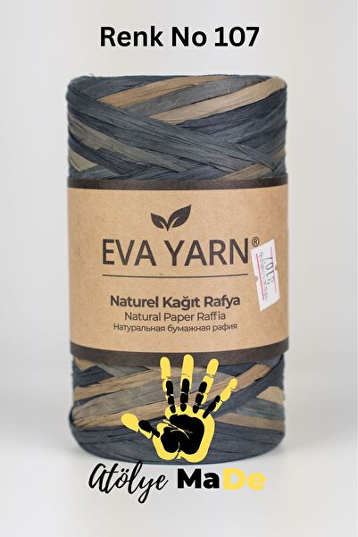 Atölye MaDe Eva Yarn Lokalna Rafija Boja Br. 107