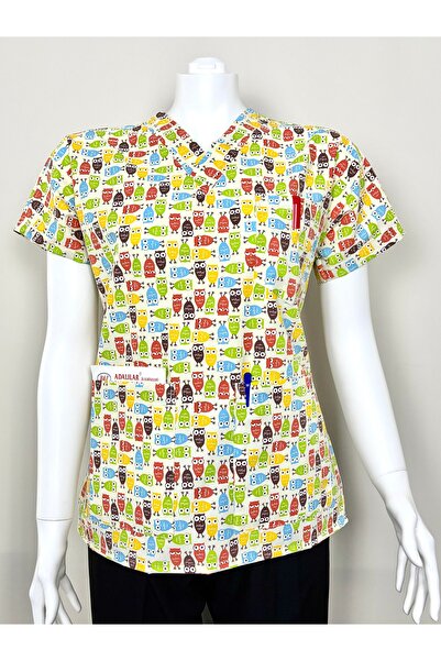 ADALILAR TEKSTİL زي موحد للممرضات والأطباء الجراحي (قطعة واحدة)