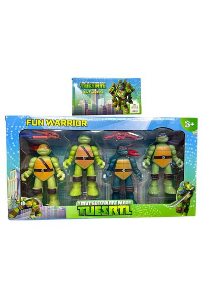 SCOWETTO Ninja Turtle 4 Figure Set