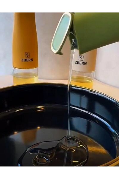 Amentes Smart Lid Leakproof Non-Spill Pinterest Glass Oil Pot