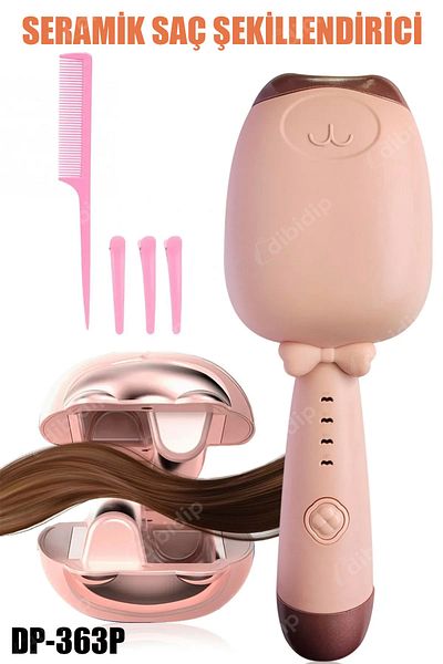 CMT 🐱 Ceramic Hair Styling with Cat Figure