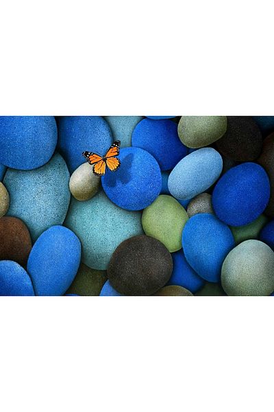 media Canvas painting Flight over the stones, 60 x 40 cm