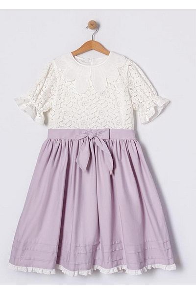 Emilakids Girl's 5-8 Years Old Collared Dress