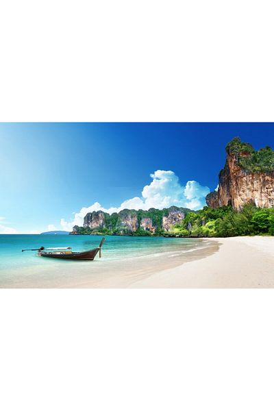 media Canvas painting Beach in Singapore, 105 x 70 cm