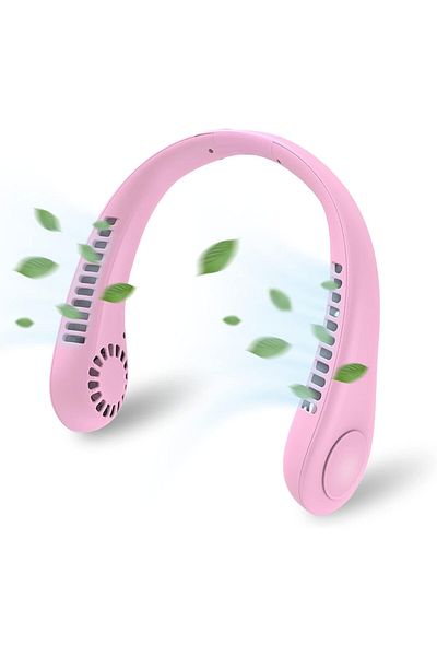 X LOT Personal Fan, Bladeless Neck Fan, Portable Fan Rechargeable, Hands Free Around the Neck Fan, 3 Speed
