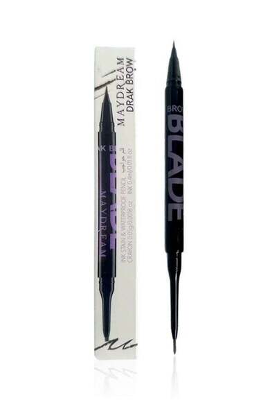 MAYDREAM قلم رصاص مقاوم للماء وبقع الحبر بني غامق