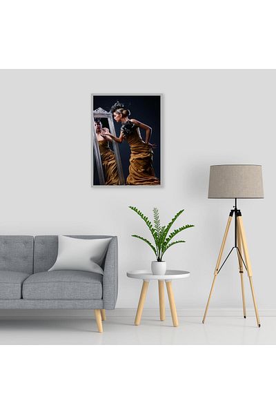 media Portrait21 canvas painting, 70 x 105 cm