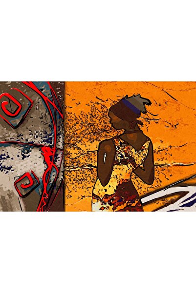 media Tablou canvas Africa retro vintage arta68, 75 x 50 cm