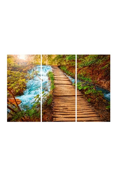 media Multicanvas painting 3 pieces Nature 11, 120 x 80 cm