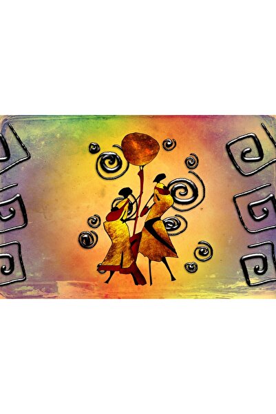 media Tablou canvas Africa retro vintage arta24, 60 x 40 cm