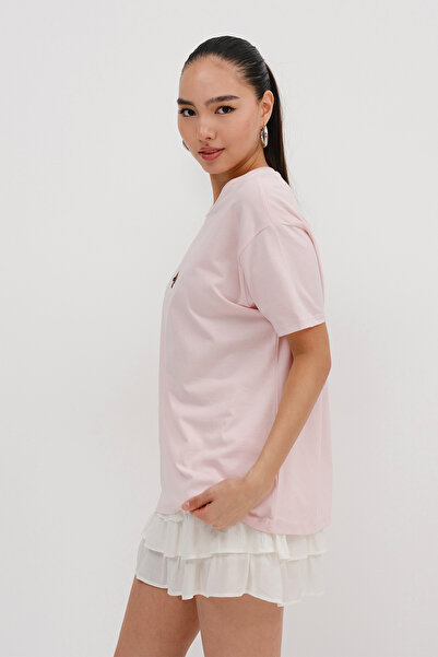 Addax Μπλουζάκι με στάμπα αρκουδάκι P10434-W9