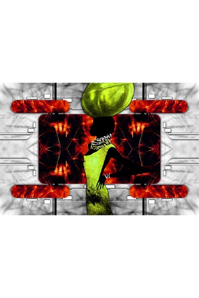 media Tablou canvas Africa retro vintage arta11, 75 x 50 cm