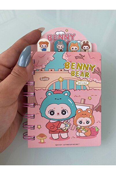 ŞİMŞEK BİJUTERİ دفتر ملاحظات A7 مع الرسم والشخصية