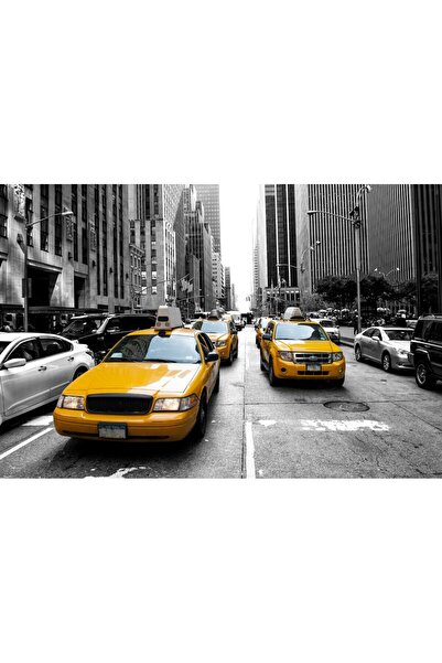 media Tablou canvas City75 Taxi New York, 90 x 60 cm