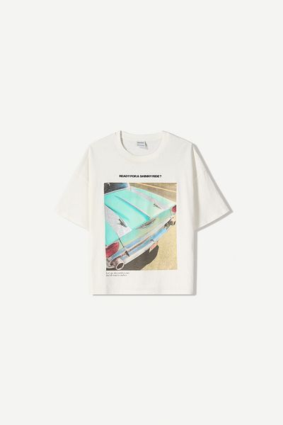 Bershka Short sleeve T-shirt with print