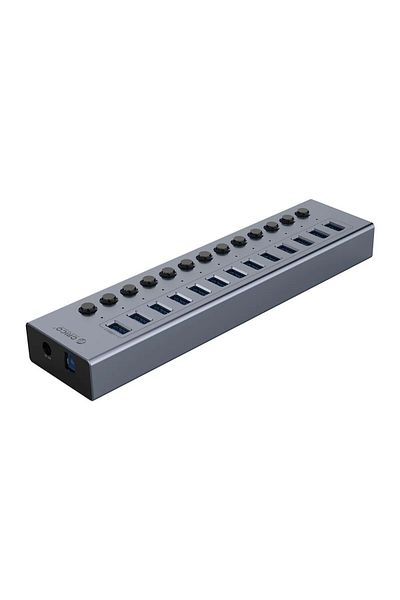 Orico Aluminum 13 Port KR ORICO Powered USB Hub Splitter Socket with Multi USB 3.0 Port Slot Plug On-Off K